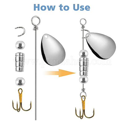 4 сумка 4 стиля вертушки для рыбалки из нержавеющей стали STAS-FH0002-26-1
