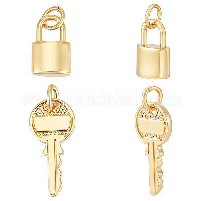 24шт 2 стиля латунные подвески KK-WR0001-49-1