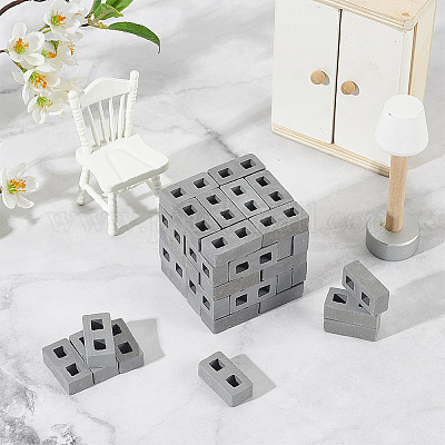 60 шт. мини-кирпичики из полимерной глины AJEW-GO0002-31-1