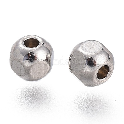 Бусины из нержавеющей стали марки 304 STAS-L262-03C-P-1