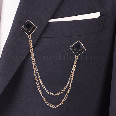 1 шт. ромбовидные эмалевые значки для лацканов&nbsp;JEWB-CP0001-48-1