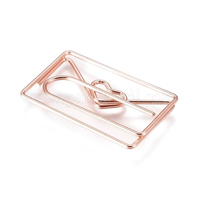 Конверт с железными скрепками в форме сердца X-TOOL-L008-018RG-1