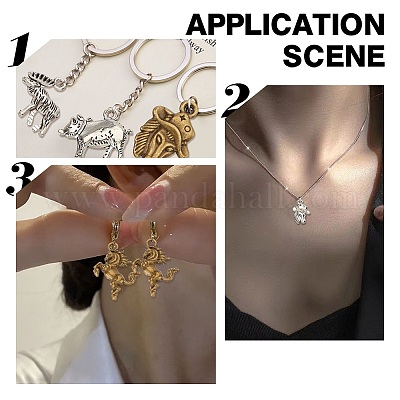 64шт 8 стиля подвески из сплава в тибетском стиле FIND-AR0005-03-1