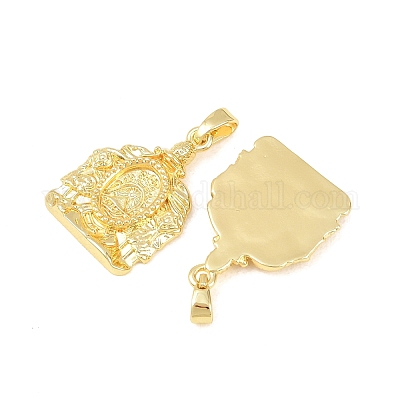 Латунные подвески&nbsp;KK-F931-16G-1