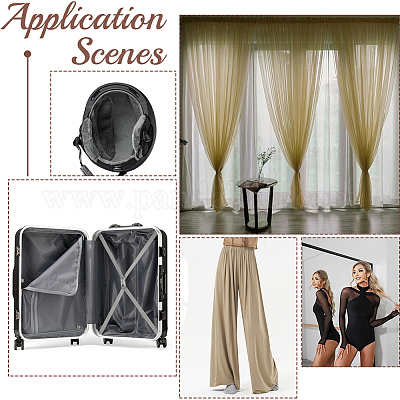 95% полиэстер и 5% спандекс сетчатые ткани DIY-WH20050-03A-1