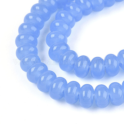 Имитация нефритовые четки стекла&nbsp;GLAA-ZX008-8mm-17E-1