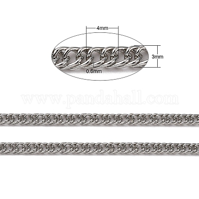 Утюг двойные цепи ссылку CH-ZX009-4x3mm-P-1