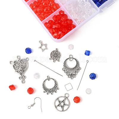 Комплекты для изготовления сережек DIY-FS0009-66-1