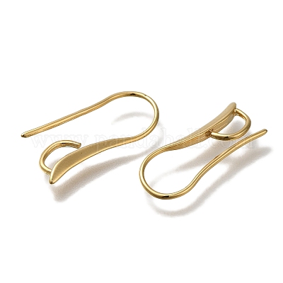 Латунные крючки для сережек X-KK-H502-12G-1