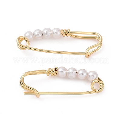 Брошь-булавка из латуни KK-G389-30G-1