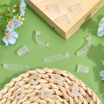 50шт пластиковая пряжка-кнопка брелок&nbsp;AJEW-CA0003-68-1