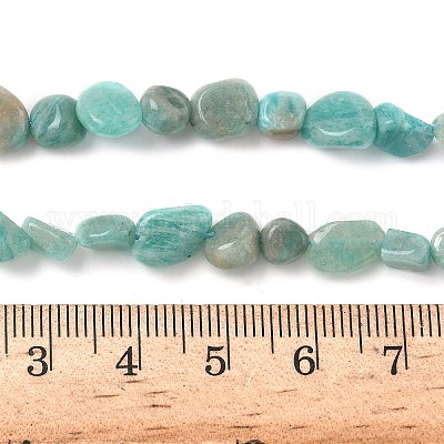 Природных амазонит бисер нитей G-F521-25-1