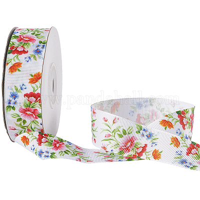 1 рулон односторонних печатных полиэстеровых репсовых лент SRIB-CY0001-12B-1