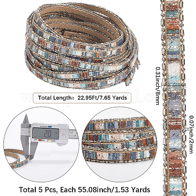 5 шт. шнуры из искусственной кожи&nbsp;LC-CL0001-01B-1