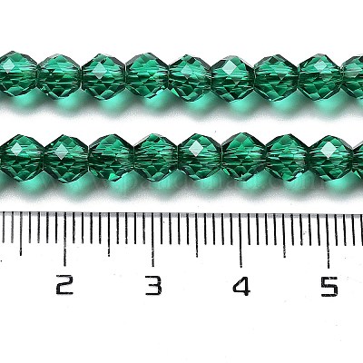 Прозрачные стеклянные бусины GLAA-A014-03I-1