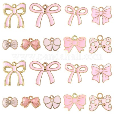 36шт 9 стиля подвески из сплава с эмалью ENAM-FS0003-43-1