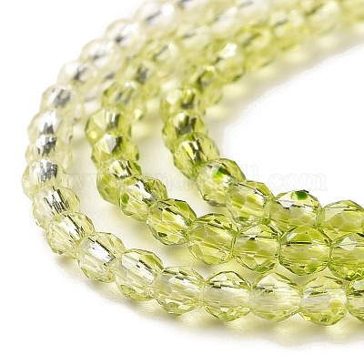 Прозрачный градиент цвета стеклянные бусины пряди GLAA-G101-2mm-13-1