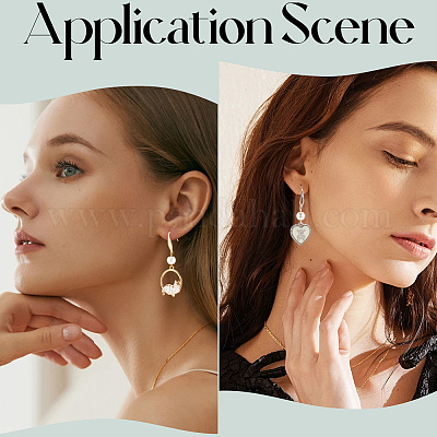 80 шт. 4 стиля крючков для сережек из нержавеющей стали 304 и 316 STAS-SC0009-21-1