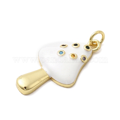 Латунные микро проложить кубического циркония подвески KK-A278-03G-03-1