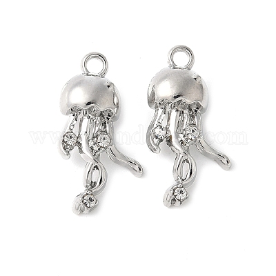 Сплава кристалла горный хрусталь подвески PALLOY-E775-14P-1