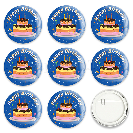 Брошь из белой жести JEWB-WH0012-022-1