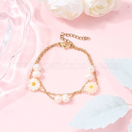 Многожильные браслеты-цепочки из латуни BJEW-TA00647-1