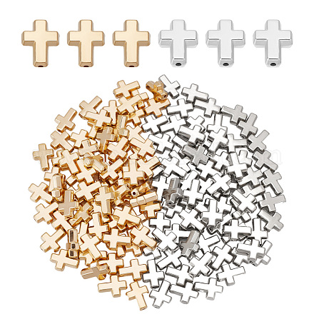 140шт 2 цвета пластиковые бусины ccb CCB-HY0001-14-1