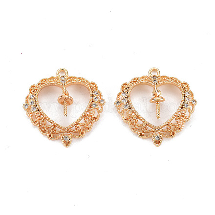 Латунная микропаве из прозрачного кубического циркония KK-S356-561-NF-1