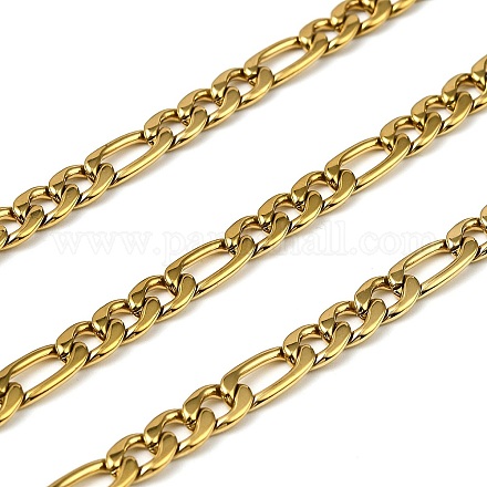 Цепи Фигаро из хирургической нержавеющей стали 316 CHS-H114-09B-G-1