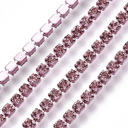 Электрофорез железные стразы цепочки из страз CHC-Q009-SS6.5-B16-1