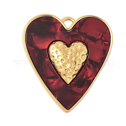 Непрозрачные акриловые подвески STAS-P404-12G-03-1