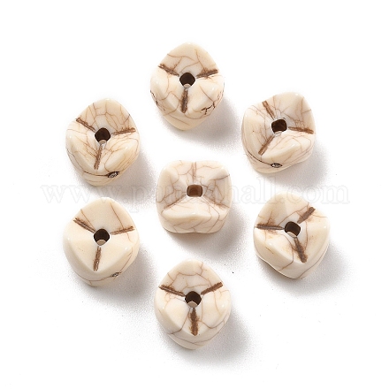 Хрустящие непрозрачные акриловые бусины OACR-Z026-18-1