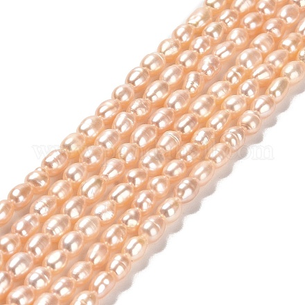 Нити из натурального культивированного пресноводного жемчуга PEAR-E016-127-1