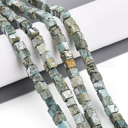 Натуральные варицитовые бусины G-T140-41B-1