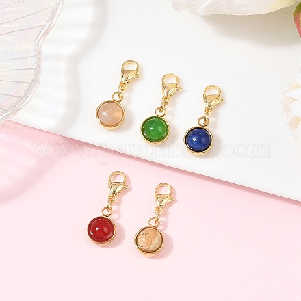 Подвески из натуральных смешанных камней HJEW-JM04211-02-1