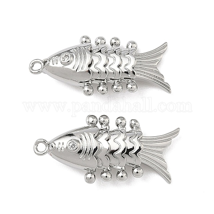 Латунные микро проложить кубического циркония подвески KK-H526-01A-P-1