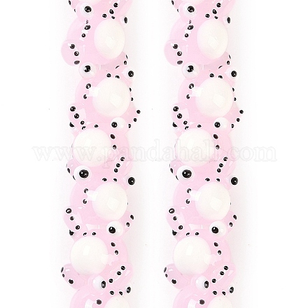 Бусы лэмпворк ручной работы LAMP-P066-07E-1