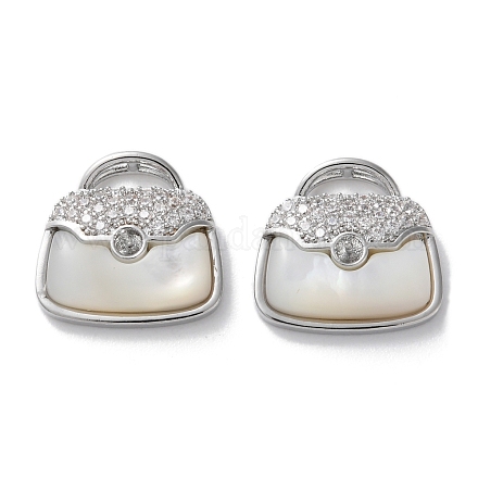 Латунный микро-паве кубический цирконий KK-C079-08P-1