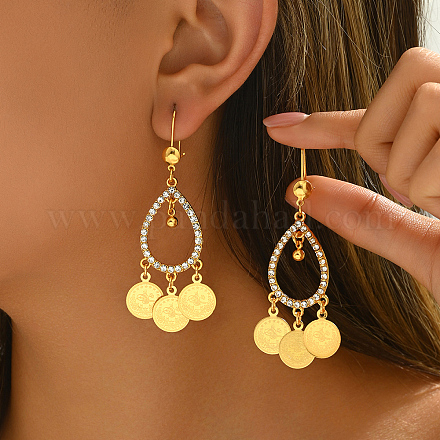 Элегантные серьги-люстры из цинкового сплава в ближневосточном стиле RG4229-3-1