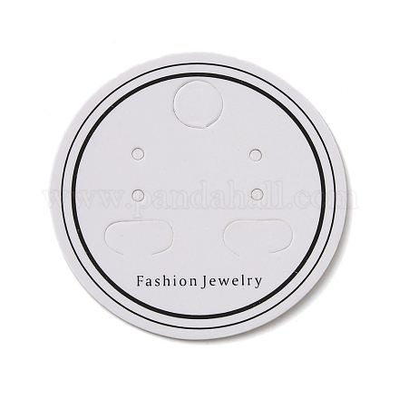 100шт бумажные карты для демонстрации ювелирных изделий AJEW-Z021-04A-1