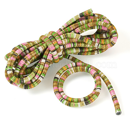 5 м шнур с эластичной обмоткой в этническом стиле&nbsp;OCOR-TA0002-44D-1