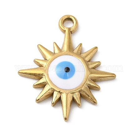 Подвески из настоящей 304 нержавеющей стали с покрытием из 18-каратного золота STAS-A084-23G-01-1