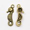 Tibetan Style Alloy Pendants, Cadmium Free & Lead Free, Horse, Antique Bronze Color, Size: about 23mm long, 7mm wide, 2mm thick, hole: 2mm