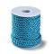 Nylon Twisted Round Cord, for Bag Strap Making, Deep Sky Blue, 5~5.5mm, about 10.94 Yards(10m)/Roll