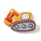Playing Theme Opaque Resin Decoden Cabochons, Toy Excavator, 21.5x27.5x7.5mm