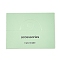 Paper Foldable Header Cards, Word Printed Packaging Paper Card with Hanging Hole, Rectangle, Light Green, 6x8x0.04cm, Hole: 1cm