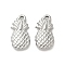 304 Stainless Steel Pendants, Anti-Tarnish, Pineapple, 18x9x3mm, Hole: 1.5mm