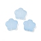 Transparent Glass Beads, Star, Baking Paint, Light Steel Blue, 14x15x5mm, Hole: 1.2mm