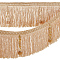 4M Polyester Fringe Tassel Trim, for Curtain, Costume Accessories, BurlyWood, 165mm