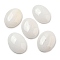 Natural White Jade Cabochons, Oval, 30x21.5~22x5~8.5mm